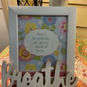 Home decor yoga encouragement positivity energy spiritual awakening meditation